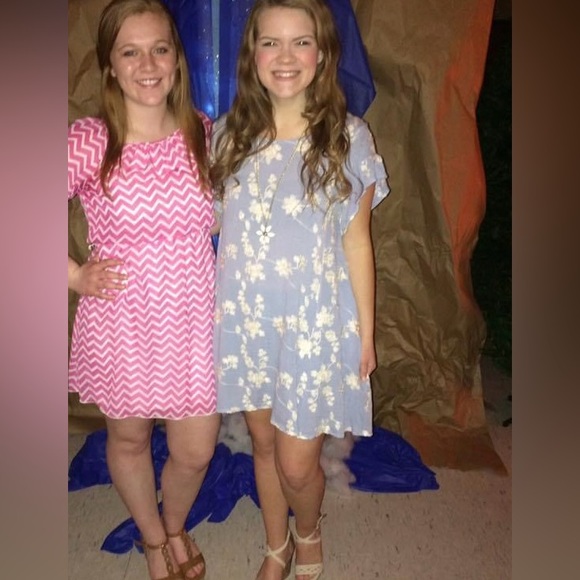 Altar’d State blue floral dress - Picture 1 of 4